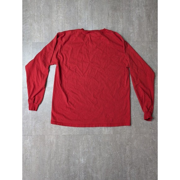 Steve And Barry’s Men’s University Of Maryland Sweatshirt Medium Red Long Sleeve - Picture 4 of 7